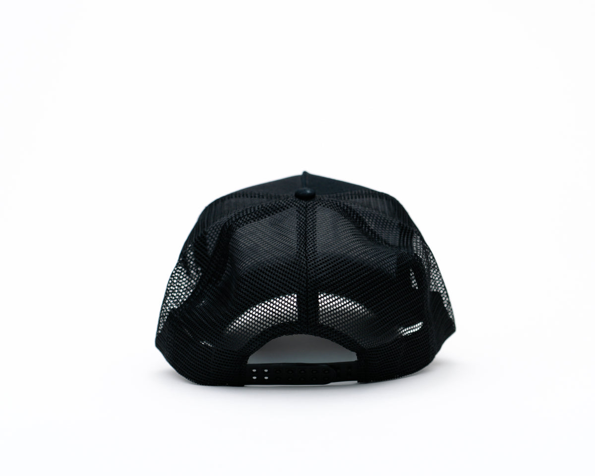 DILF Embroidered White Rope Trucker Hat
