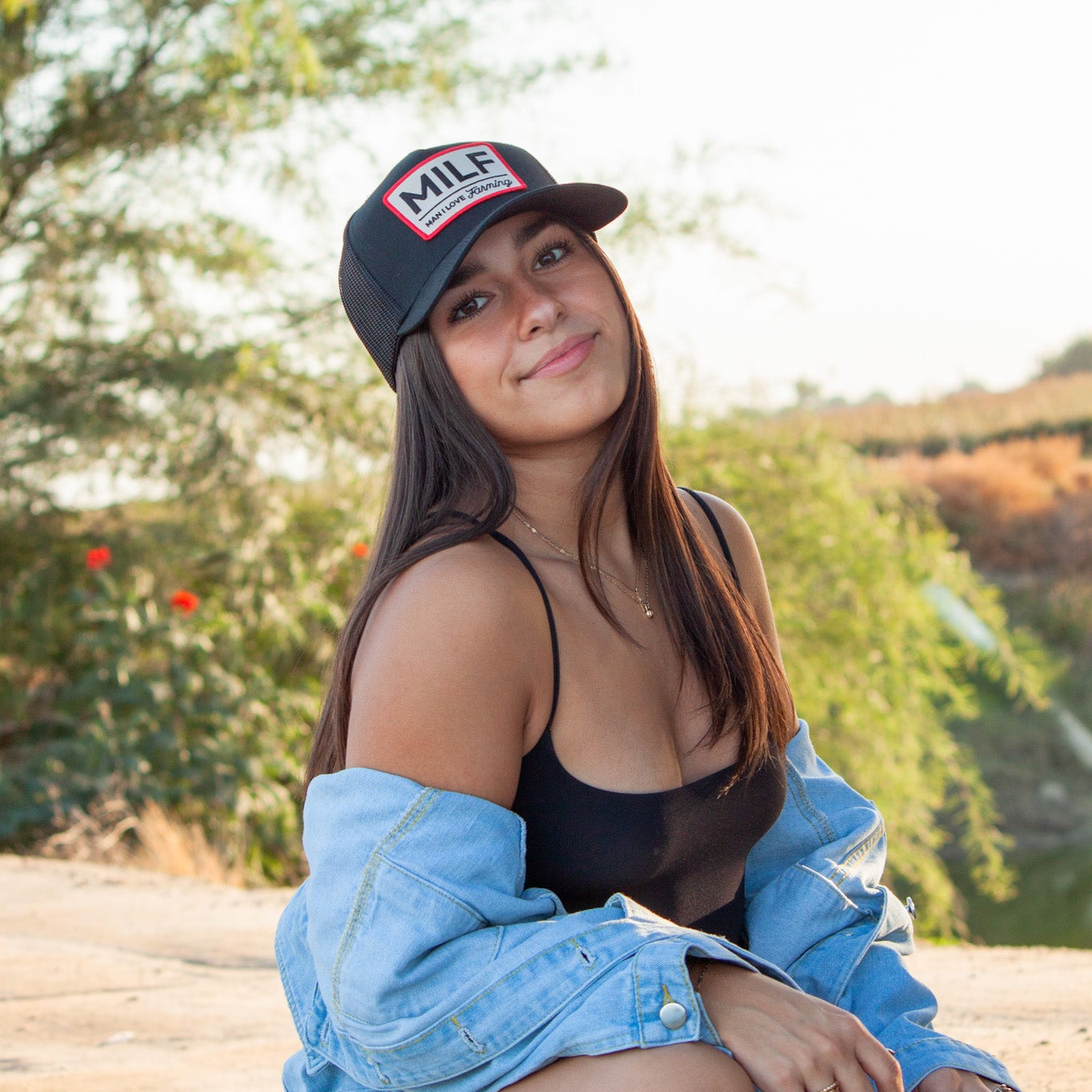 Black MILF Patch Hat