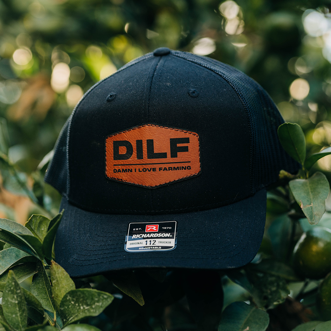 DILF Leather Patch Richardson 112 Hat