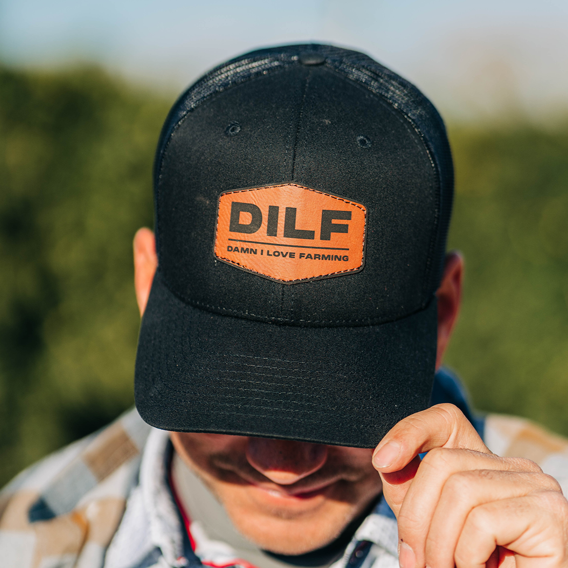DILF Leather Patch Richardson 112 Hat