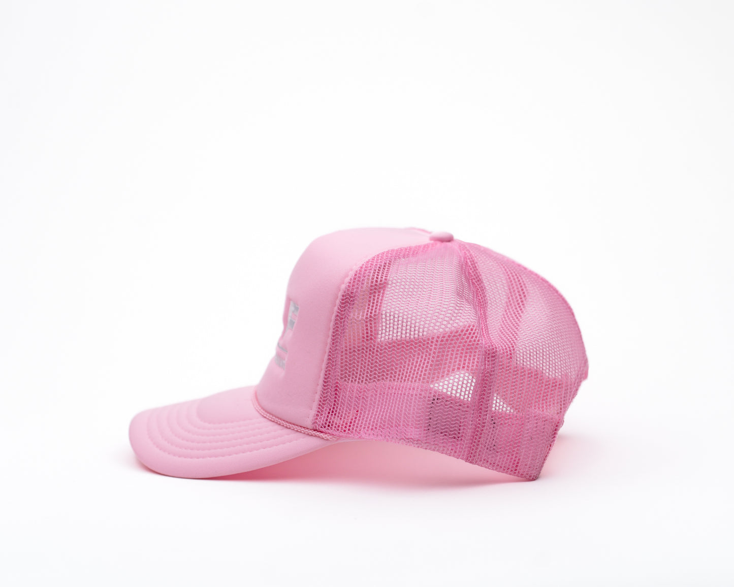 MILF Light Pink Embroidered Foam Trucker