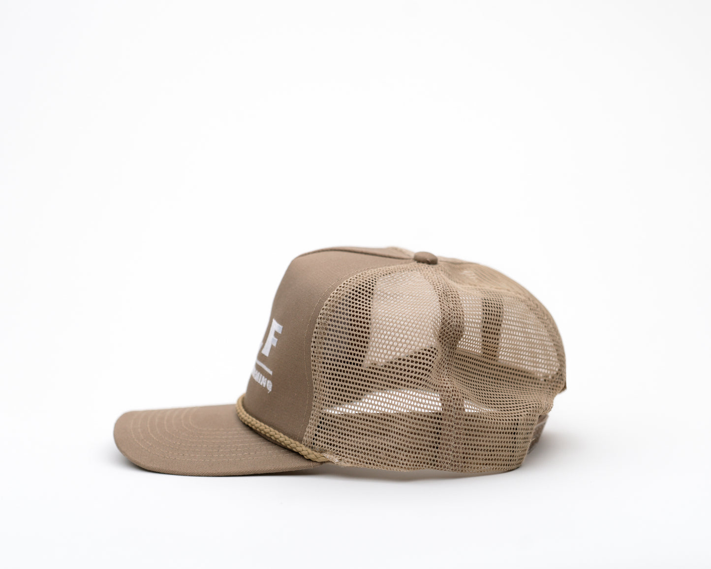 MILF Khaki Embroidered Trucker Hat