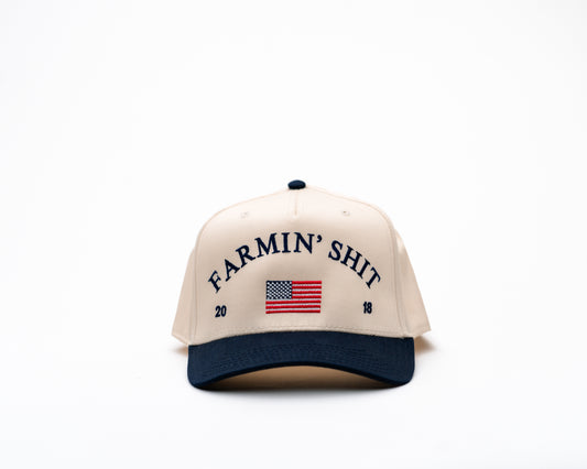 Farmin' Sh*t American Flag Trucker