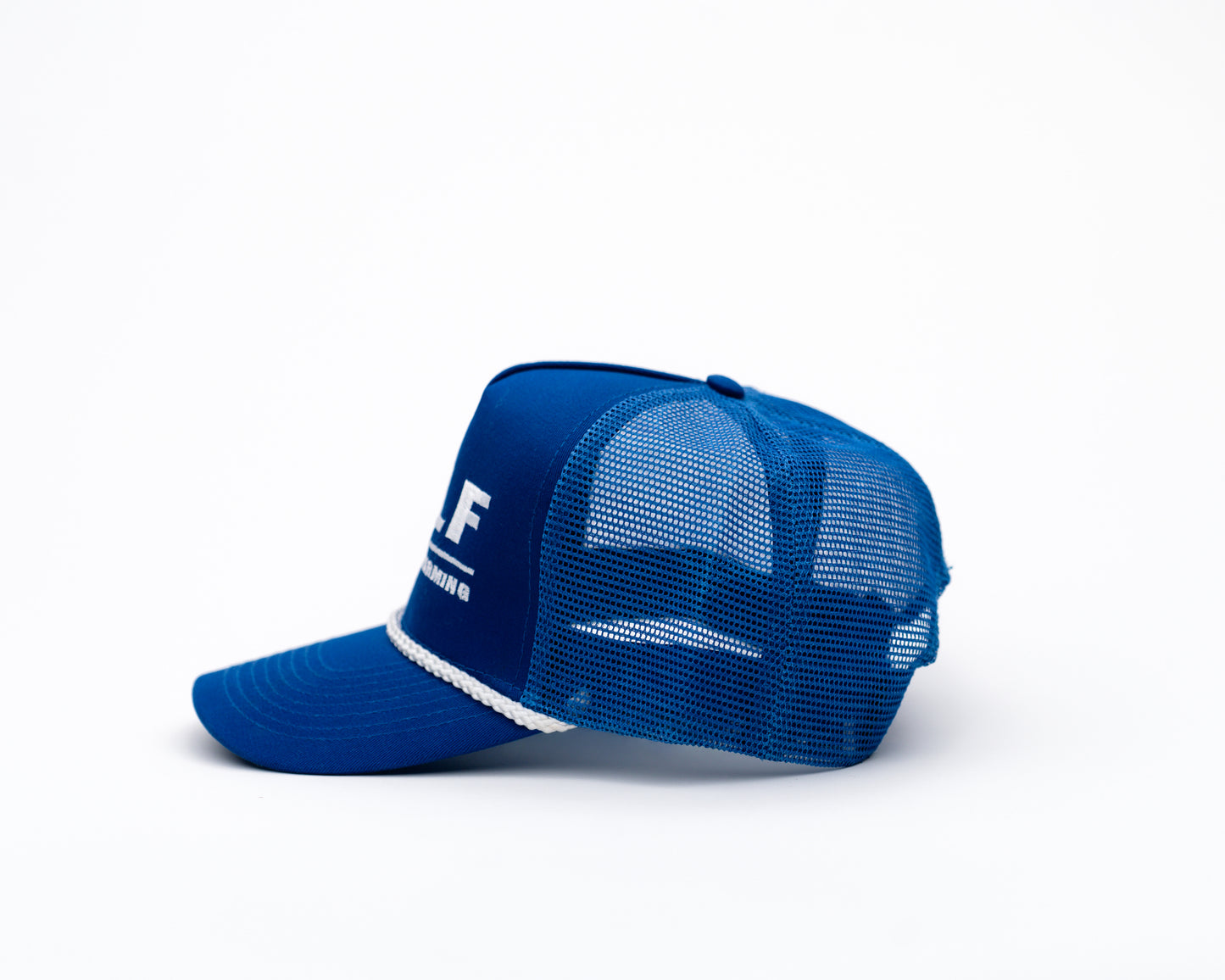 MILF Royal Blue Embroidered Trucker Hat