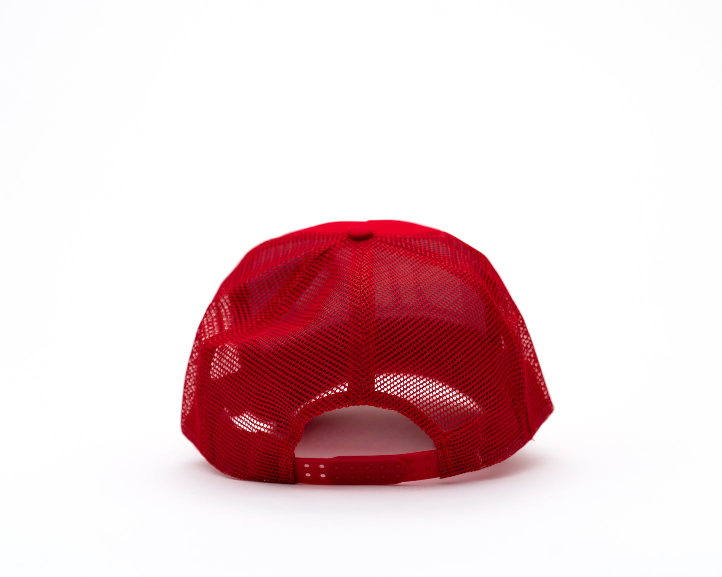 DILF Red Embroidered Cotton Trucker Hat